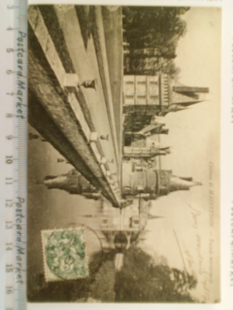 /France/FR_place_1907_Chateau de Maintenon - Facade sud-ouest et cour honneur.jpg